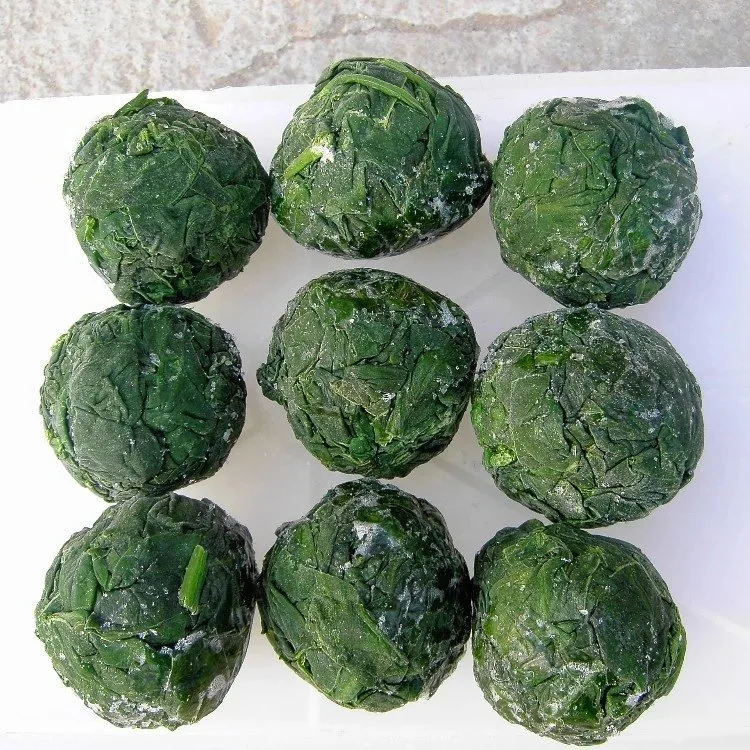 Frozen Vegetables Frozen Chopped IQF Spinach