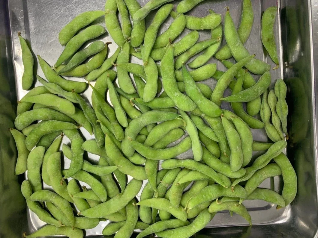 IQF Frozen Food Green Peas Shelled Edamame Whole From China Factory