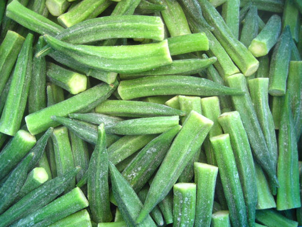 IQF Frozen Diced Okra, Frozen Chopped Okra