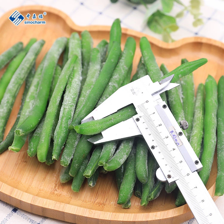 Sinocharm Brc a Approved High-Quality IQF Green Beans Whole Frozen Green Beans Whole